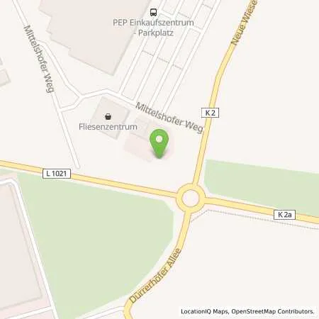 Standortübersicht der Tankstelle Shell Eisenach Neue Wiese 1b in 99817 Eisenach