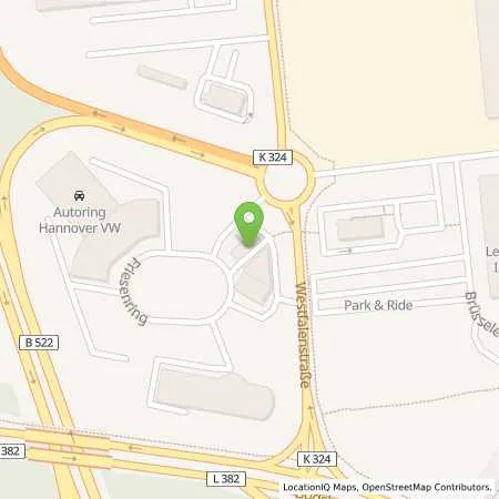 Standortübersicht der Tankstelle Langenhagen in 30853 Langenhagen