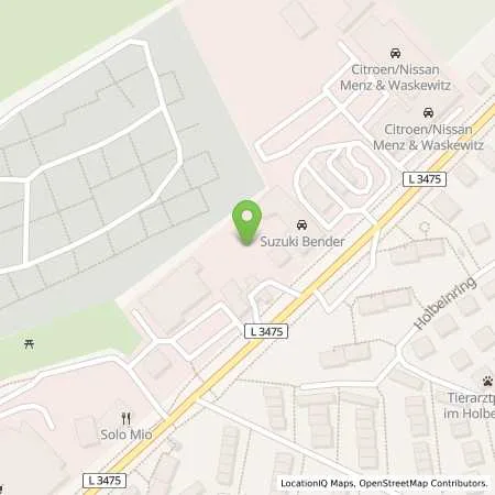 Standortübersicht der Tankstelle JET GIESSEN MARBURGER STR. 185 in 35396 GIESSEN