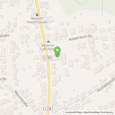 Standortübersicht der Tankstelle Esso Tankstelle in 66450 BEXBACH