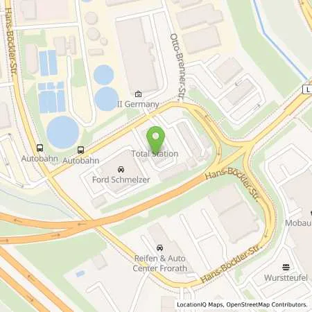 Standortübersicht der Tankstelle TotalEnergies Roesrath in 51503 Roesrath