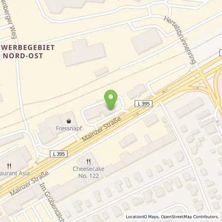 Standortübersicht der Tankstelle Aral Tankstelle in 67657 Kaiserslautern