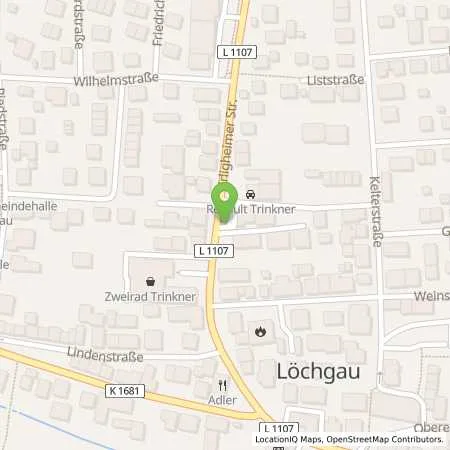 Standortübersicht der Tankstelle TotalEnergies Loechgau in 74369 Loechgau