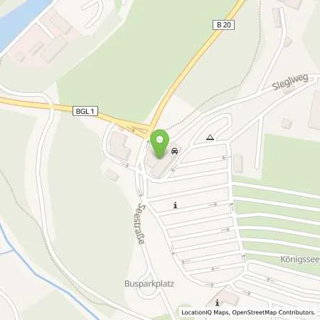 Standortübersicht der Tankstelle Aral Tankstelle in 83471 Schönau am Königssee