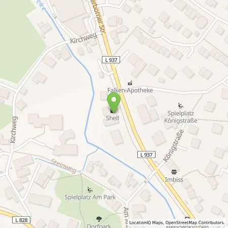 Standortübersicht der Tankstelle Shell Detmold Paderborner Str. 77 in 32760 Detmold