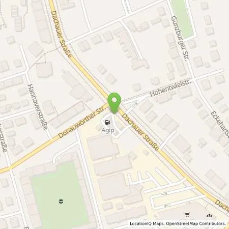 Standortübersicht der Tankstelle MUENCHEN - DACHAUER STRASSE 469 in 80993 Muenchen