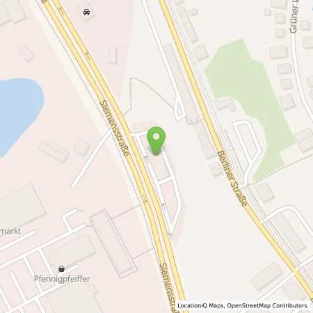 Standortübersicht der Tankstelle Shell Gera Siemensstr. 1 in 07545 Gera