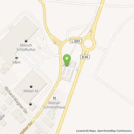 Standortübersicht der Tankstelle TotalEnergies Biblis in 68647 Biblis