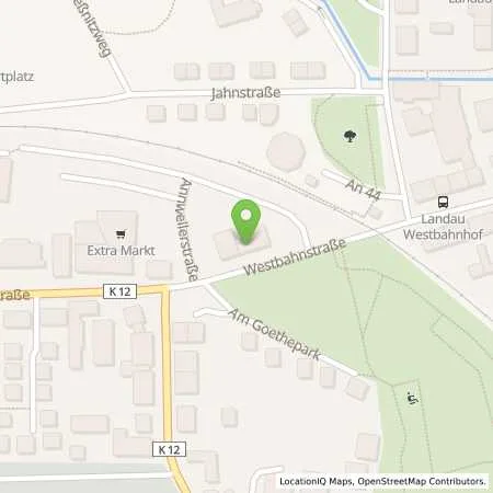 Standortübersicht der Tankstelle Esso Tankstelle in 76829 LANDAU