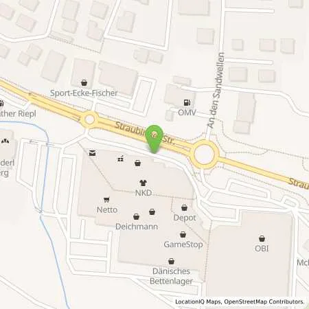 Standortübersicht der Tankstelle Abensberg An den Sandwellen 1 in 93326 Abensberg