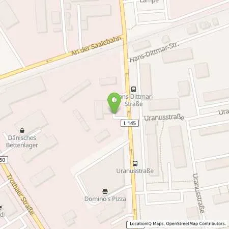 Standortübersicht der Tankstelle Shell Halle (Saale) Koethener Str. 19 in 06118 Halle (Saale)