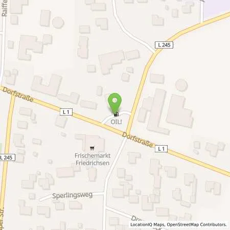 Standortübersicht der Tankstelle OIL! tank & go Automatentankstelle Ladelund in 25926 Ladelund