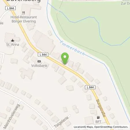 Standortübersicht der Tankstelle Bft Ascheberg Burgstraße 29 in 59387 Ascheberg