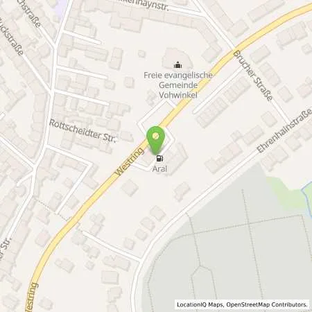 Standortübersicht der Tankstelle Aral Tankstelle in 42329 Wuppertal