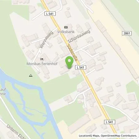 Standortübersicht der Tankstelle Calpam Tankstelle in 59889 Eslohe