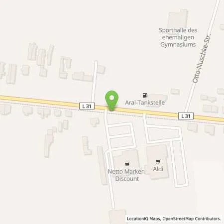 Standortübersicht der Tankstelle Aral Tankstelle in 39517 Tangerhütte
