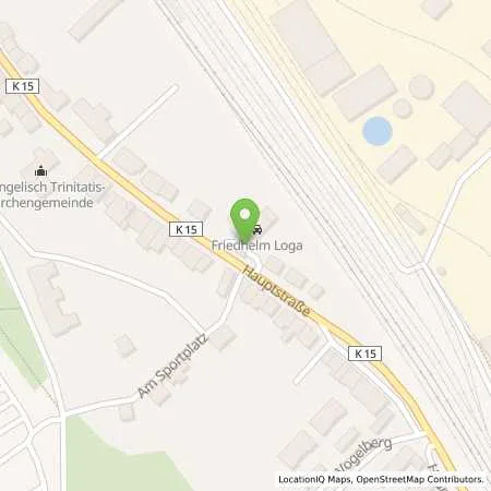 Standortübersicht der Tankstelle Loga Hönningen in 53557 Bad Hönningen