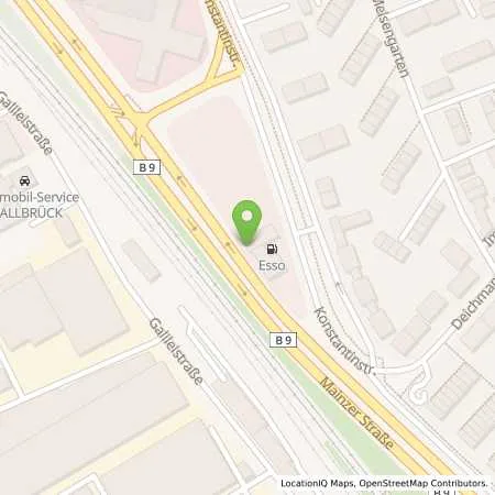 Standortübersicht der Tankstelle Esso Tankstelle in 53179 BONN