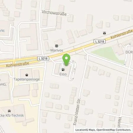 Standortübersicht der Tankstelle Esso Tankstelle in 34121 KASSEL
