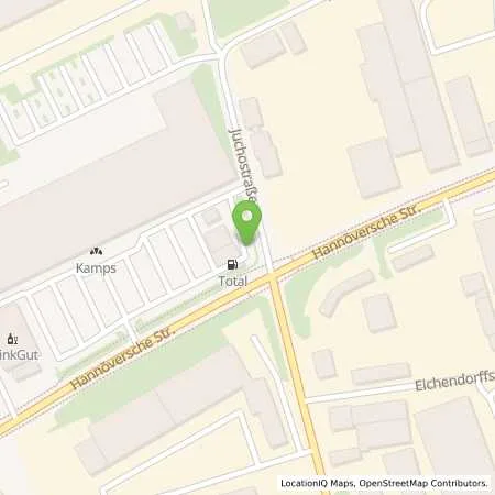 Standortübersicht der Tankstelle TotalEnergies Dortmund in 44143 Dortmund