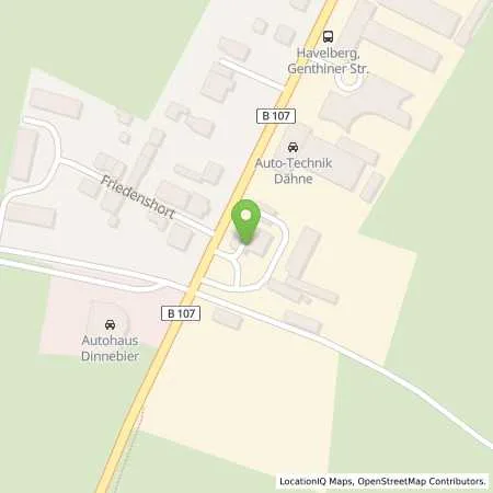 Standortübersicht der Tankstelle Elan Havelberg in 39539 Havelberg