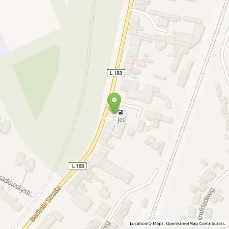 Standortübersicht der Tankstelle JET KOELN BERLINER STR. 462 in 51061 KOELN