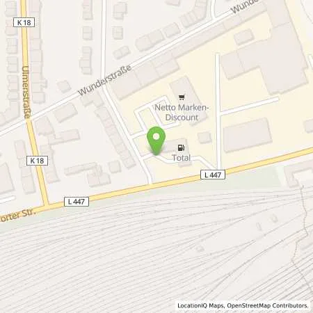 Standortübersicht der Tankstelle TotalEnergies Oberhausen in 46049 Oberhausen