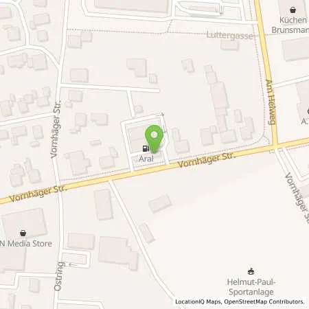 Standortübersicht der Tankstelle Aral Tankstelle in 31655 Stadthagen