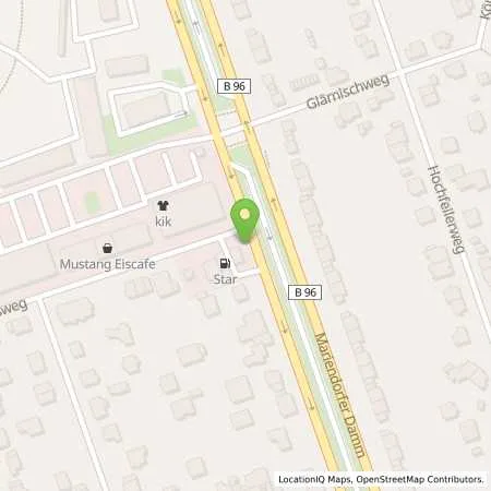 Standortübersicht der Tankstelle GO Berlin Mariendorfer Damm in 12107 Berlin