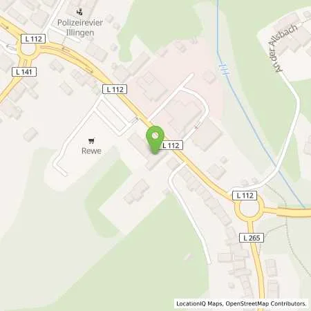 Standortübersicht der Tankstelle Esso Tankstelle in 66557 ILLINGEN