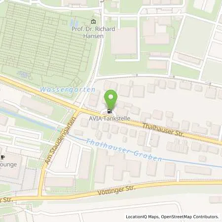Standortübersicht der Tankstelle AVIA Tankstelle in 85354 Freising