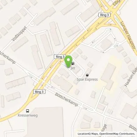 Standortübersicht der Tankstelle JET HAMBURG RUGENBARG 266-26 in 22549 HAMBURG