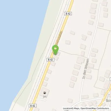 Standortübersicht der Tankstelle JET URBAR PROVINZIALSTR. 19 in 56182 URBAR