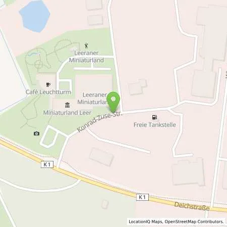 Standortübersicht der Tankstelle EC Tankstelle Büttner Leer in 26789 Leer