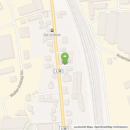 Standortübersicht der Tankstelle Aral Tankstelle in 42899 Remscheid