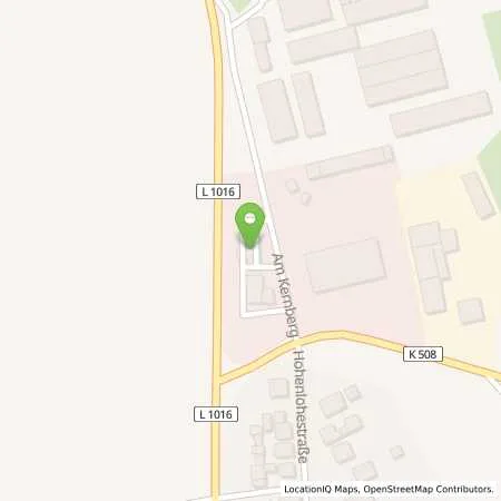 Standortübersicht der Tankstelle BEHO in 99817 Eisenach