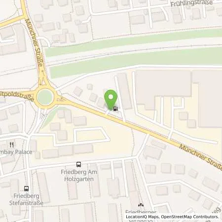 Standortübersicht der Tankstelle BayWa Tankstelle Friedberg in 86316 Friedberg