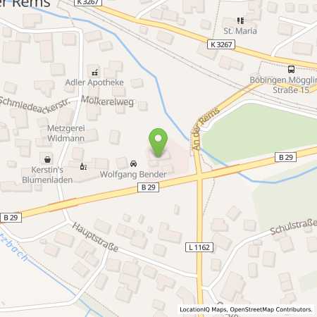 Standortübersicht der Benzin-Super-Diesel Tankstelle: Esso Tankstelle in 73560, BOEBINGEN