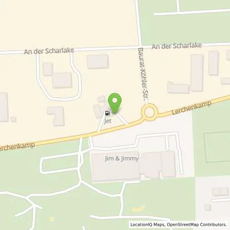 Standortübersicht der Tankstelle JET HILDESHEIM LERCHENKAMP 21 in 31137 HILDESHEIM