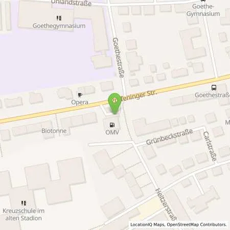 Standortübersicht der Tankstelle Regensburg Prüfeninger Strasse 43 in 93049 Regensburg