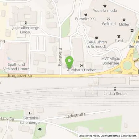 Standortübersicht der Tankstelle Autoservice GmbH in 88131 Lindau