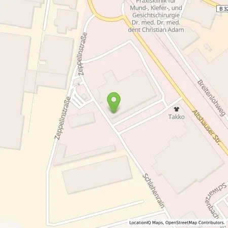 Standortübersicht der Tankstelle Supermarkt BAD SAULGAU in 88348 BAD SAULGAU