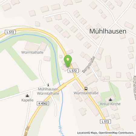 Standortübersicht der Benzin-Super-Diesel Tankstelle: Tiefenbronn, Würmtalstraße in 75233, Tiefenbronn-mühlhausen