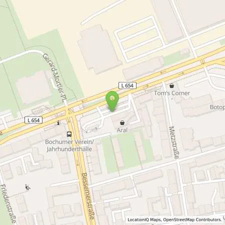 Standortübersicht der Tankstelle Aral Tankstelle in 44793 Bochum