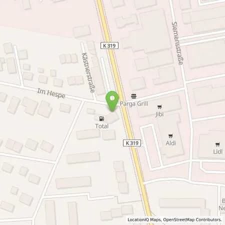 Standortübersicht der Tankstelle TotalEnergies Garbsen in 30827 Garbsen