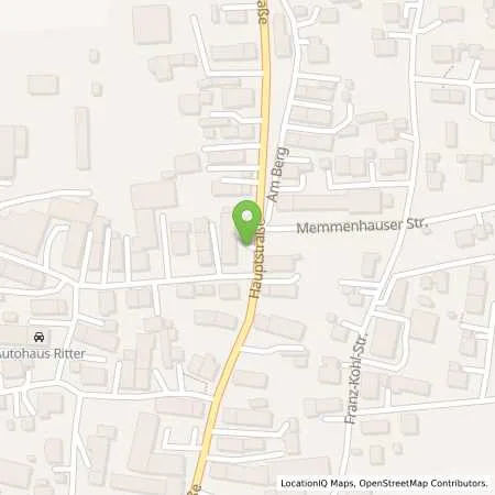 Standortübersicht der Tankstelle Bader BFT - Tankstelle in 86483 Balzhausen