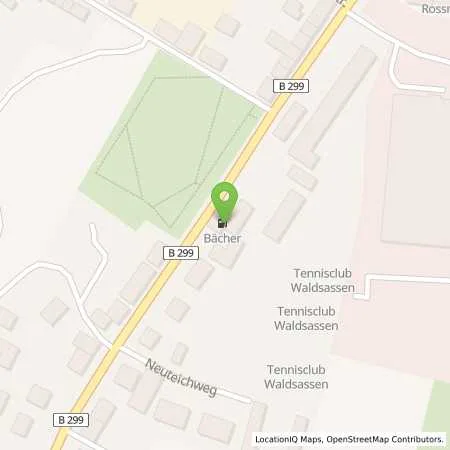 Standortübersicht der Tankstelle AVIA Tankstelle in 95652 Waldsassen