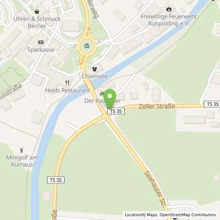 Standortübersicht der Tankstelle RUHPOLDING - SEEHAUSER STR. in 83324 Ruhpolding