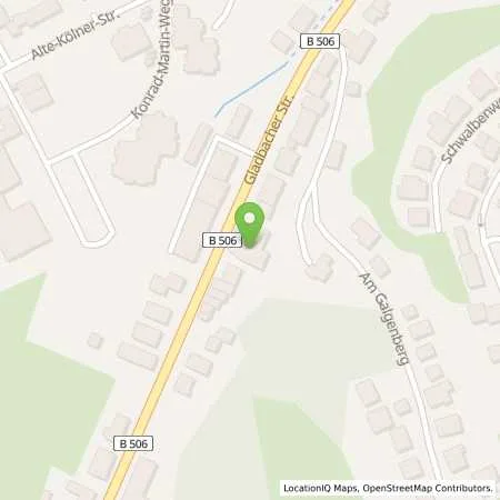 Standortübersicht der Tankstelle bft-Station Nitzschner in 51688 Wipperfürth