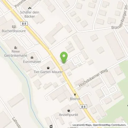 Standortübersicht der Tankstelle Shell Bad Camberg Limburger Str. 36 in 65520 Bad Camberg